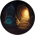 Подземные коридоры игры Клондайк