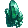 Зеленый камень игры Клондайк