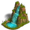 Постройка Радужный водопад игры Клондайк