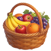 Корзина с фруктами Корзина с фруктами игры Клондайк