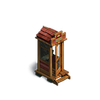 Телефонная будка декорация игры Клондайк