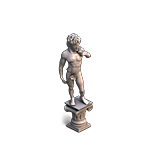 Статуя Давида игры Клондайк