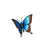Бабочка индиго игры Клондайк