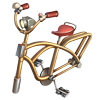 Велосипедная рама игры Клондайк