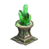 Декорация Зелёный кристалл игры Клондайк