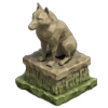 Декорация Статуя волка игры Клондайк