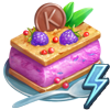 Ежевичный десерт +500 энергии игры Клондайк