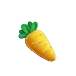 Плюшевая морковка игры Клондайк