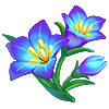Голубые цветы игры Клондайк