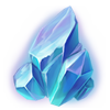 Сверкающий кристалл игры Клондайк